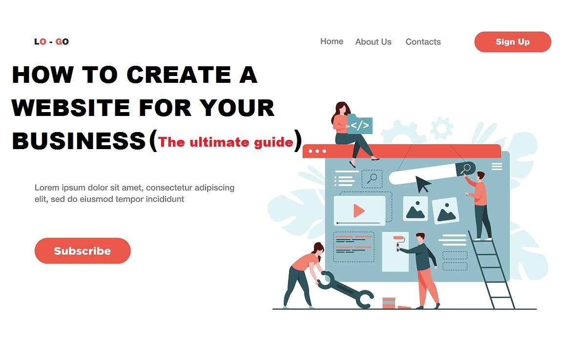 how to create a website for your business full guide featured image