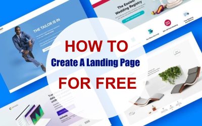 How to create a landing page for free