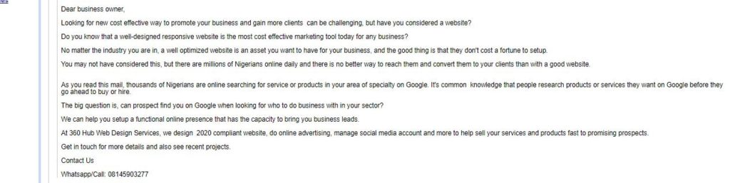 how to get customers online "cold email"